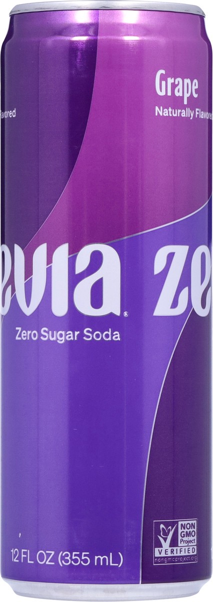 slide 9 of 13, Zevia Soda Grape - 12 fl oz, 12 fl oz