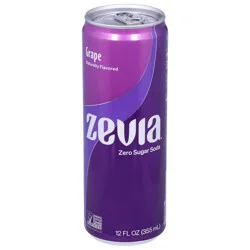 Zevia Soda Grape - 12 fl oz