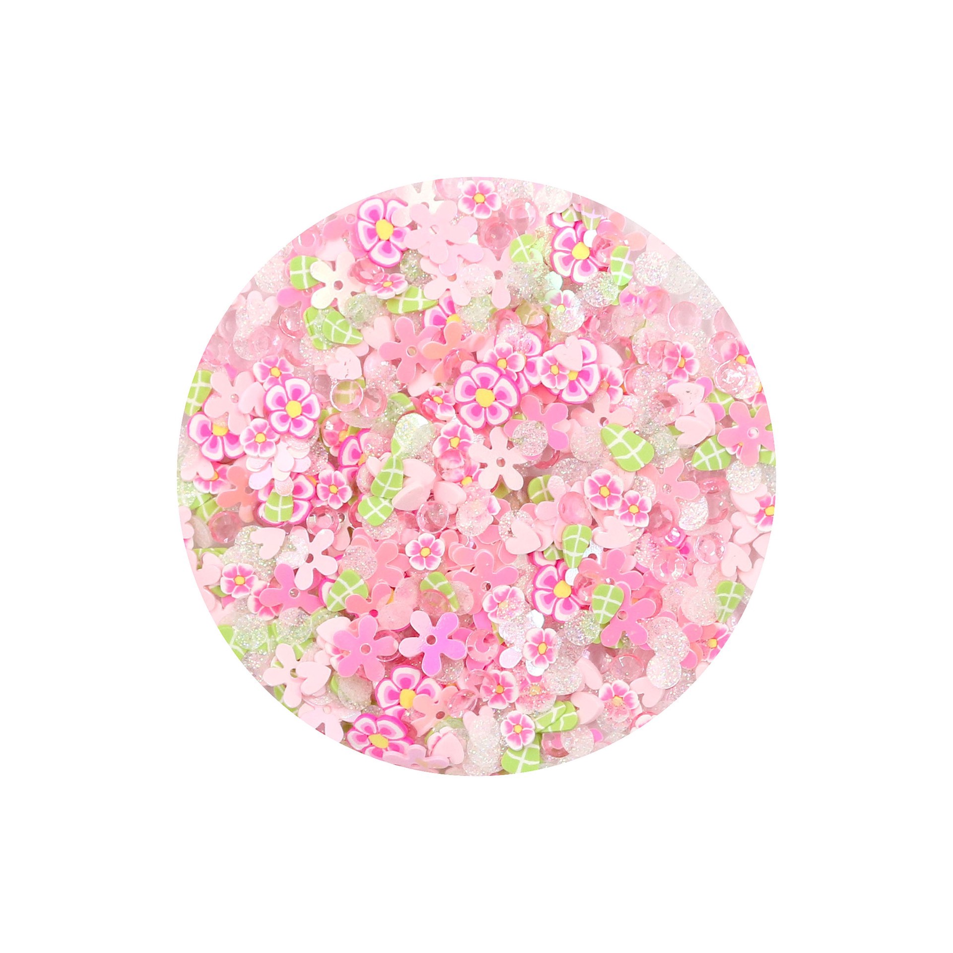 slide 2 of 2, Flower Party Shaped Clay Embellishments By Creatology, 1.4 oz