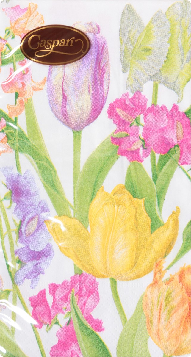 slide 10 of 12, Caspari Triple-Ply Spring Flower Show Napkins 15 ea, 