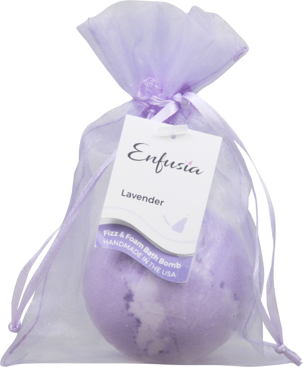 slide 10 of 13, Enfusia Lavender Fizz & Foam Bath Bomb 4 oz, 4 oz