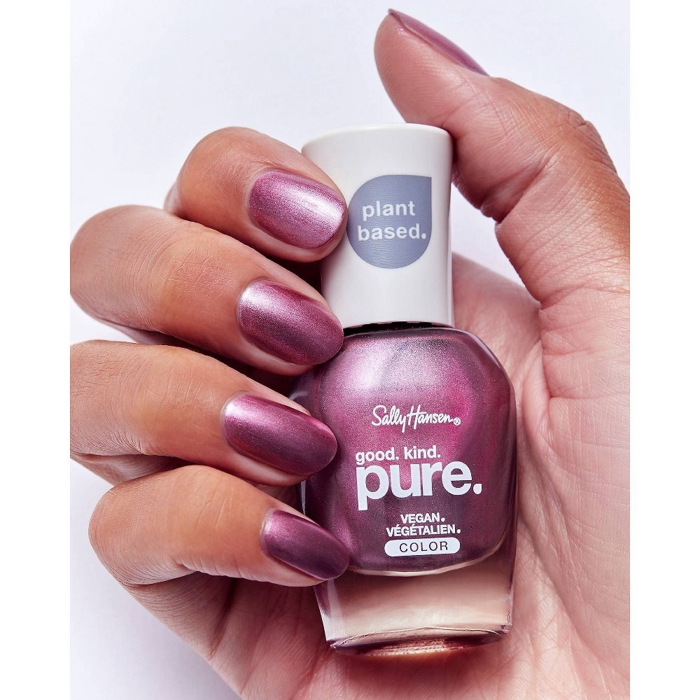 slide 5 of 6, Sally Hansen Good.Kind.Pure. Nail Polish - Frosted Amethyst - 0.33 fl oz, 10 ml