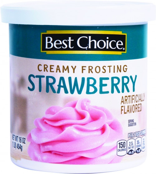 slide 1 of 1, Best Choice Ready to Small Packread Strawberry Frosting, 16 oz