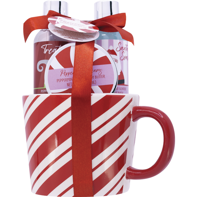 slide 1 of 1, U STYLE Candy Cane Mug - 4 Pcs, 1 ct