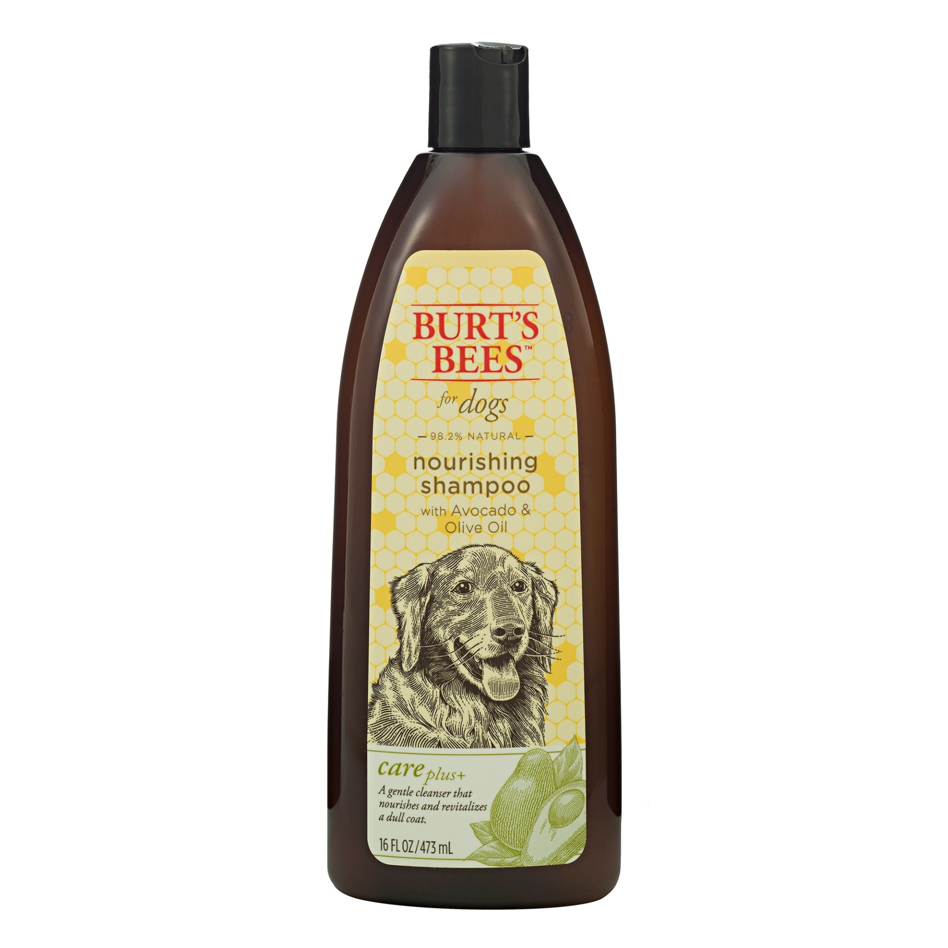 slide 1 of 1, Burt's Bees Care Plus+Nourishing Avocado & Olive Oil Dog Shampoo, 16 fl oz