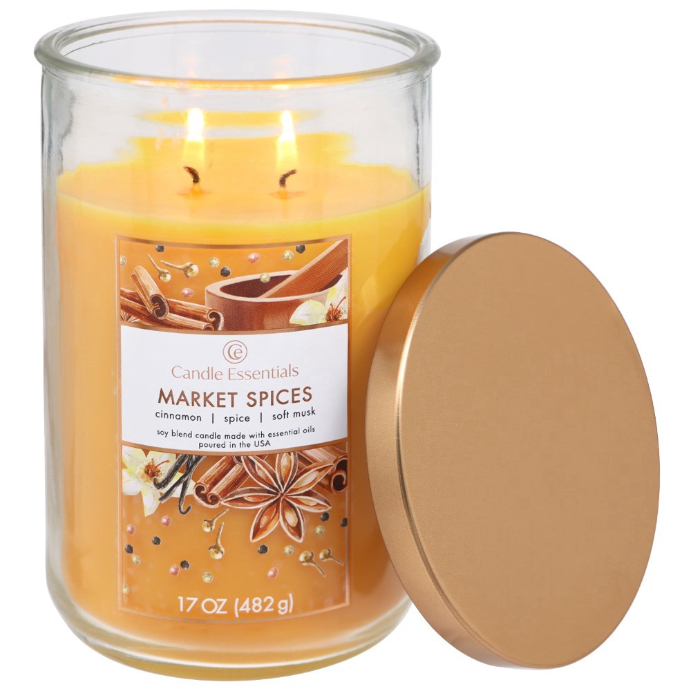 slide 2 of 2, Candle Essentials Market Spices Candle 1 ea, 1 ct