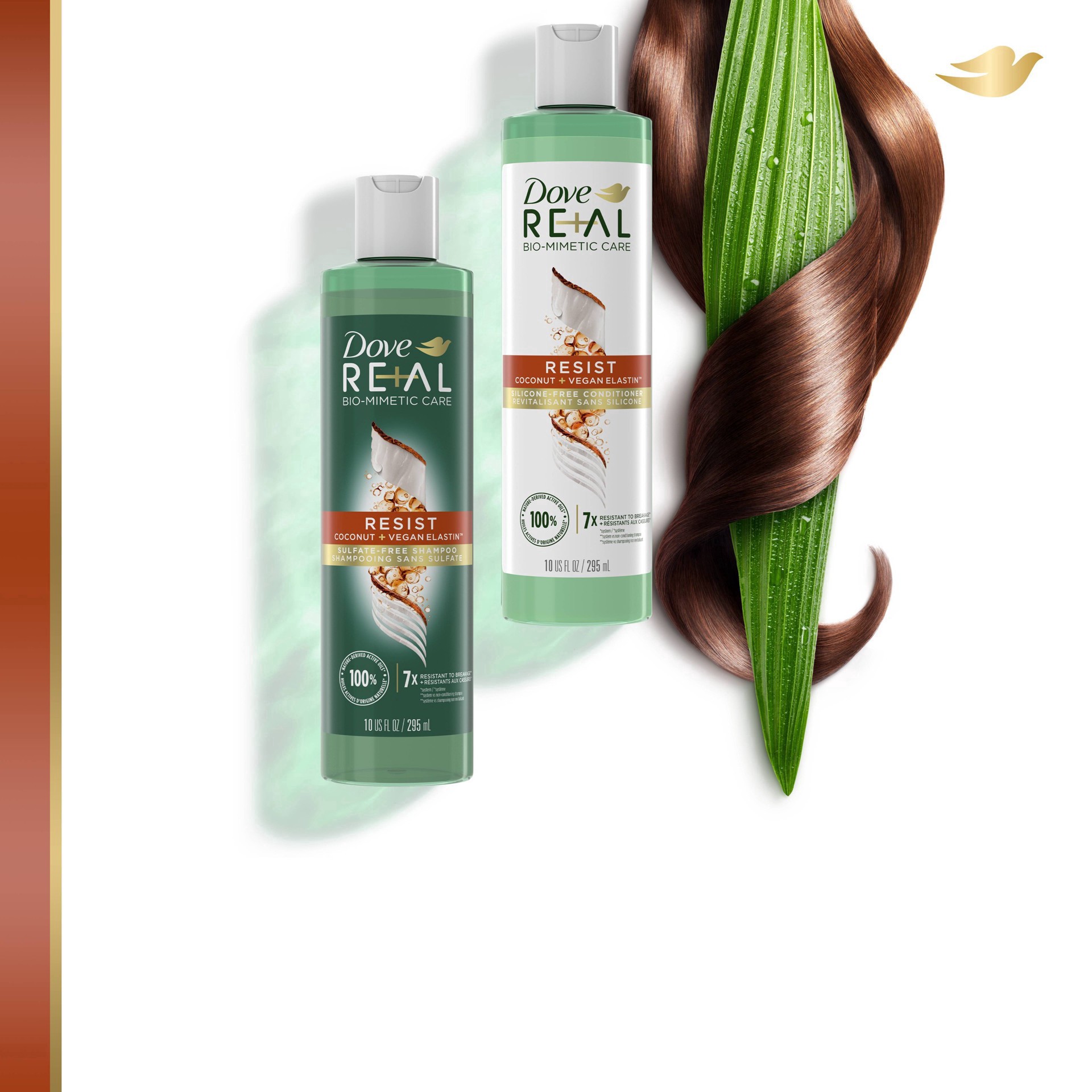 slide 4 of 25, Dove RE+AL Bio-Mimetic Care Conditioner Resist, 10 oz