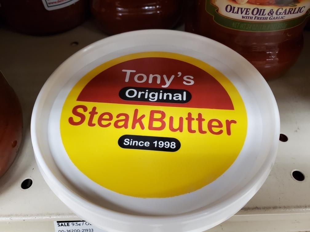 slide 1 of 1, Tony's Signature Steak Butter, 8 oz