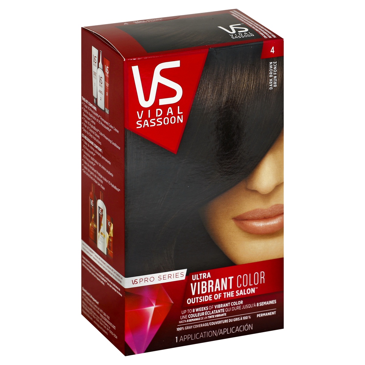 slide 1 of 1, Vidal Sassoon Hair Color, 1 ct