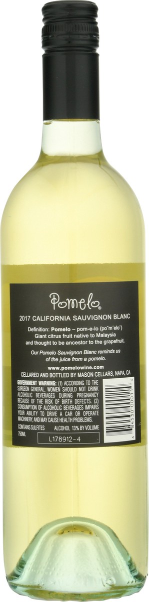 slide 8 of 9, Pomelo Sauvignon Blanc 750 ml Bottle, 750 ml