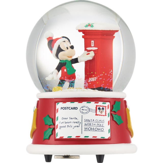 slide 1 of 1, XMAS HOME DECOR 100Mm Mickey Snow Globe, 1 ct