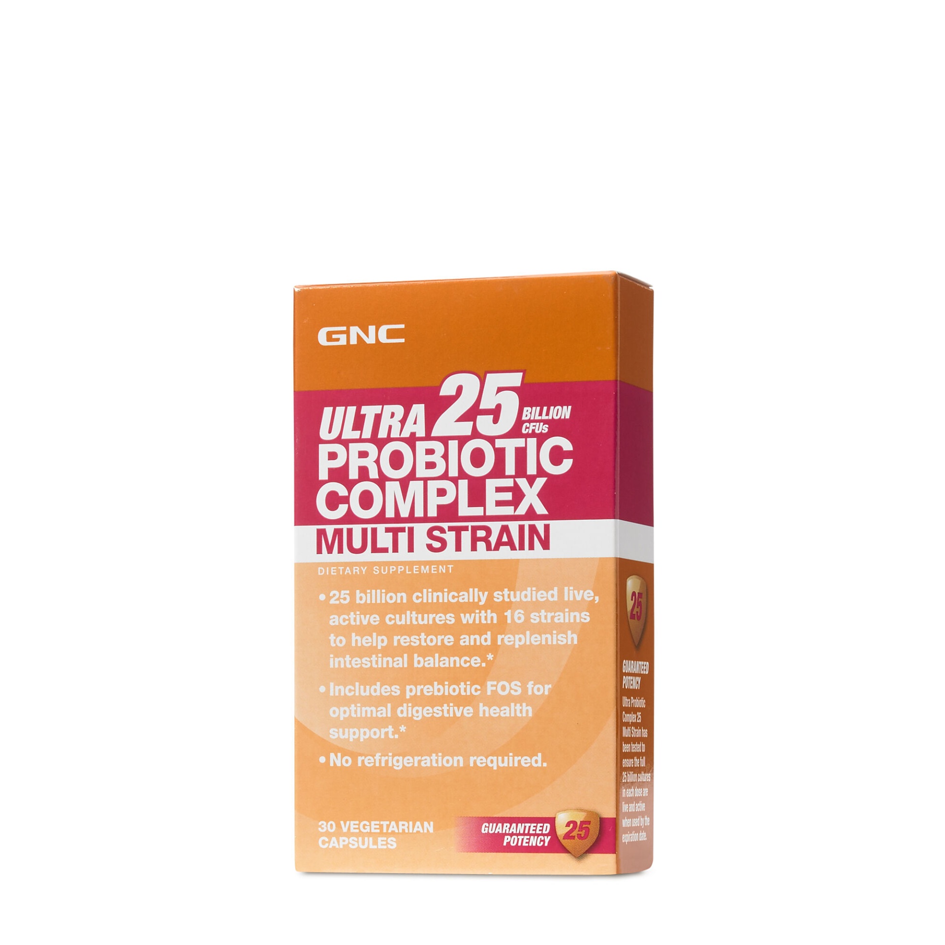 slide 1 of 1, GNC Ultra 25 Billion CFUs Probiotic Complex Multi Strain, 30 ct