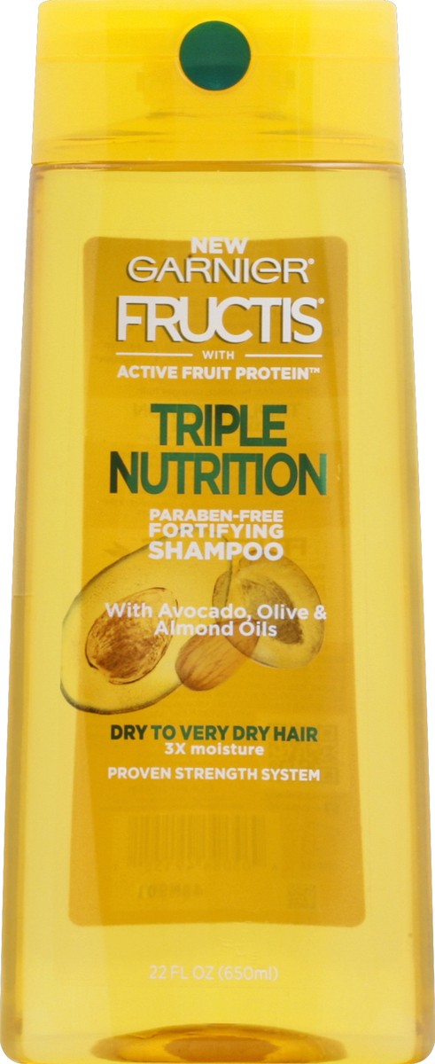 slide 4 of 6, Garnier Triple Nutrition Shampoo, 22 fl oz