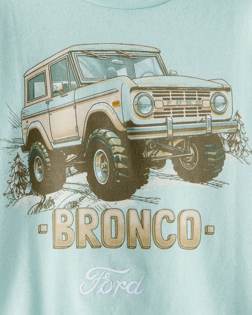 slide 4 of 4, Oshkosh Toddler Boy Ford Bronco Long-Sleeve Graphic Tee - Blue Turquoise 2T, 1 ct