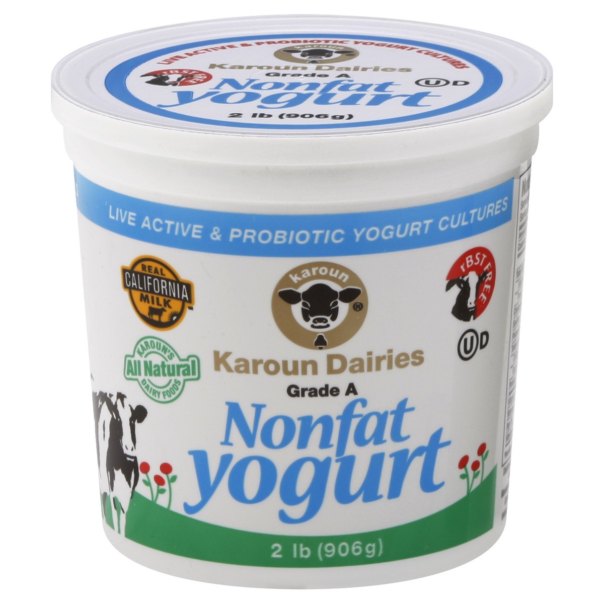slide 2 of 3, Karoun Nonfat Yogurt 32 oz, 2 lb
