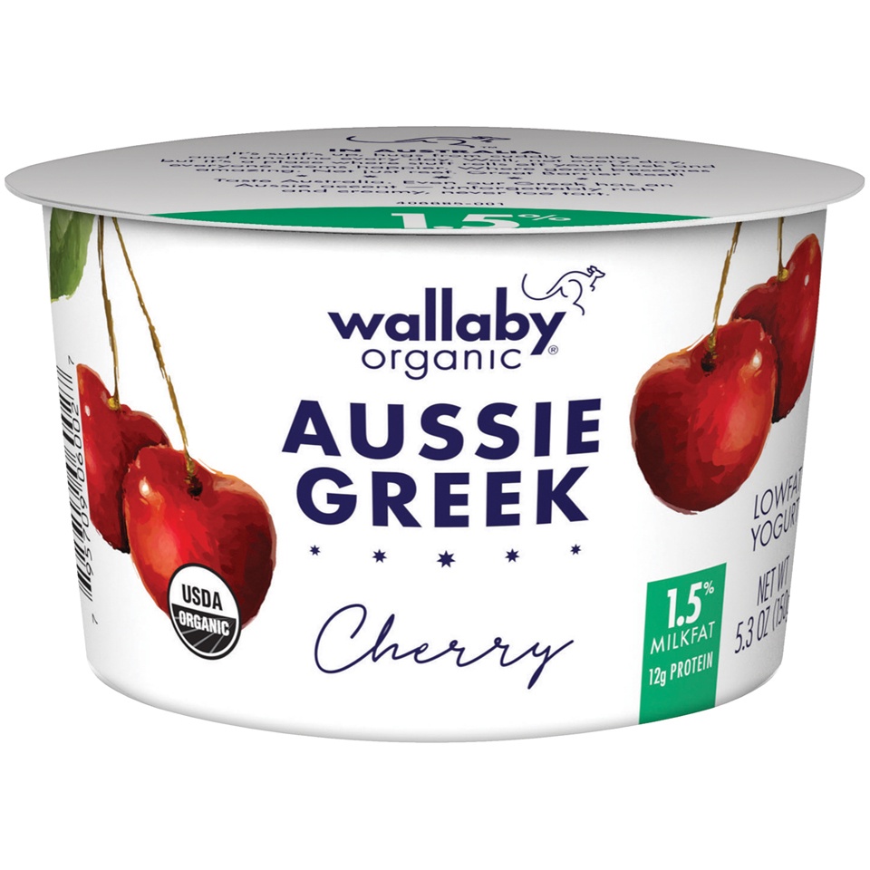 slide 1 of 3, Wallaby Yogurt 5.3 oz, 5.3 oz