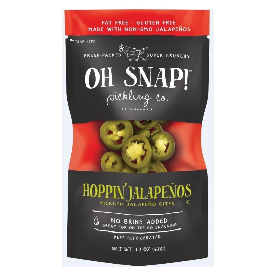 slide 1 of 1, Oh Snap! Pickling Co. Hoppin' Jalapenos, 1.5 oz