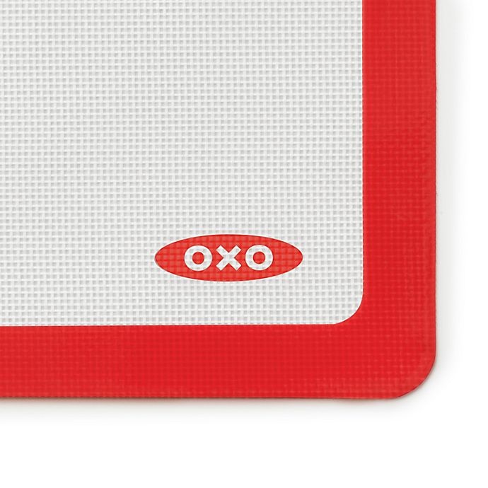 slide 3 of 6, OXO Good Grips Silicone Baking Mat - Red, 1 ct