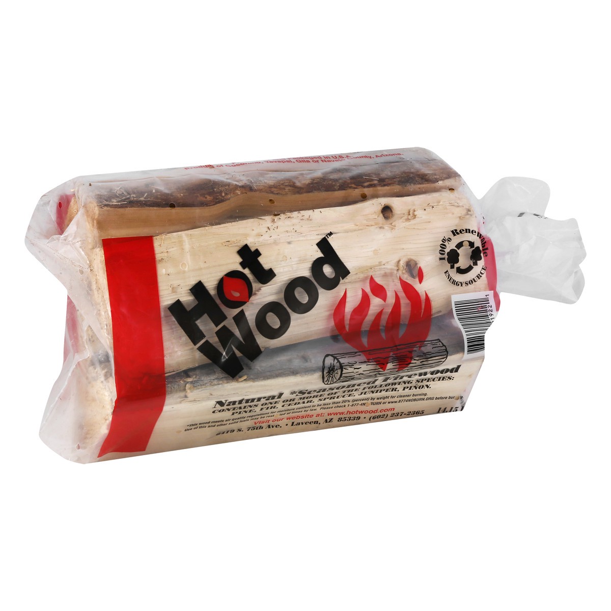 slide 5 of 9, Hot Wood Natural Seasoned Firewood 1 ea, 1 ct