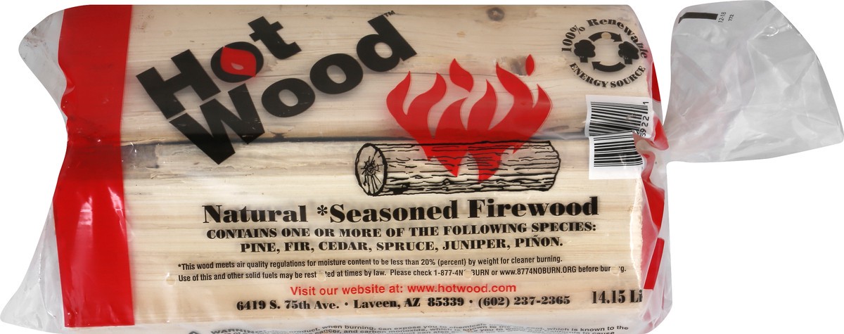 slide 2 of 9, Hot Wood Natural Seasoned Firewood 1 ea, 1 ct