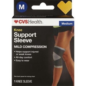 slide 1 of 1, CVS Health Knee Support Sleeve, Medium, 1 ct