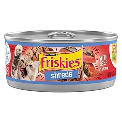 Friskies Cat Food Wet Beef In Gravy - 5.5 Oz