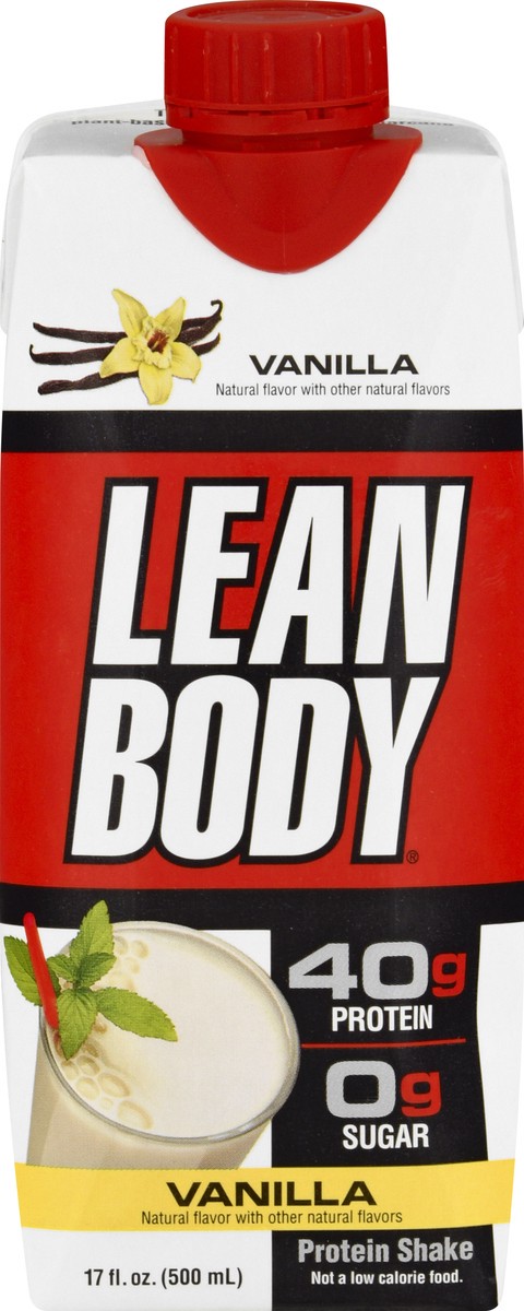 slide 13 of 13, Lean Body Vanilla Protein Shake 17 oz, 17 oz