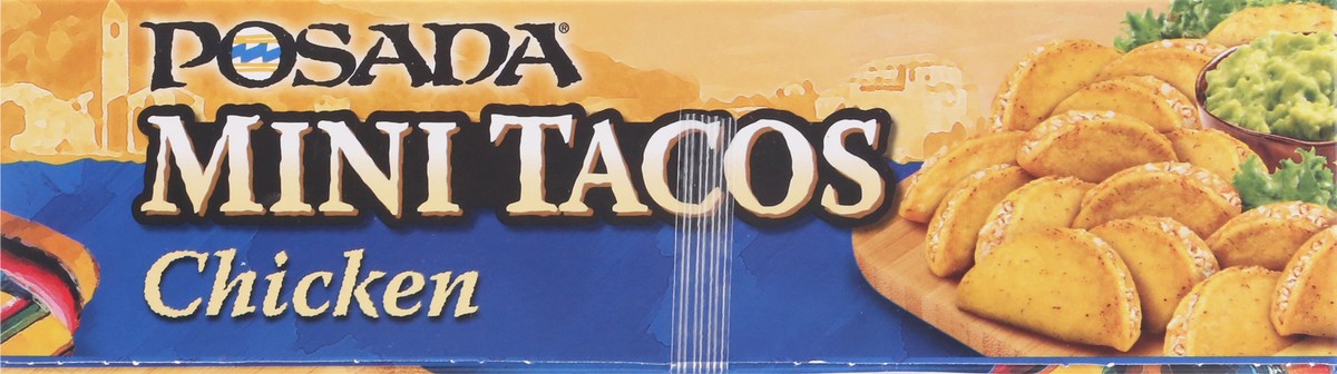 slide 8 of 13, Posada Chicken Mini Taco, 64 oz