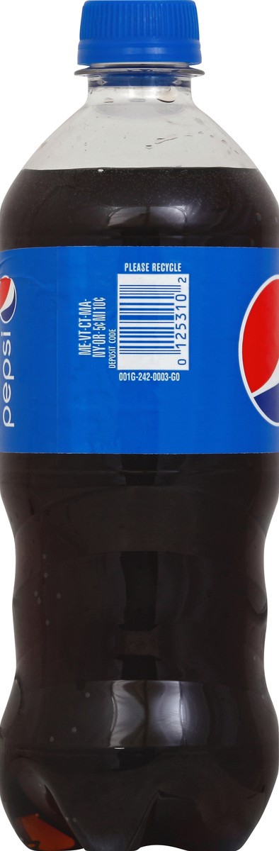 slide 2 of 5, Pepsi Soda 20 fl oz, 20 fl oz