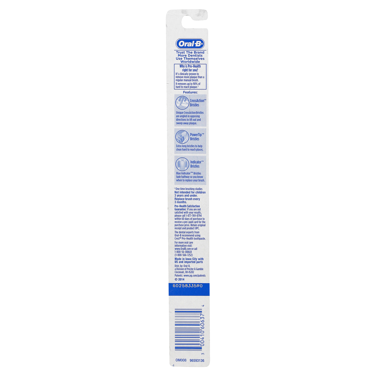 slide 2 of 2, Oral-B Pro Health Croassaction Toothbrush, Soft, 1 ct