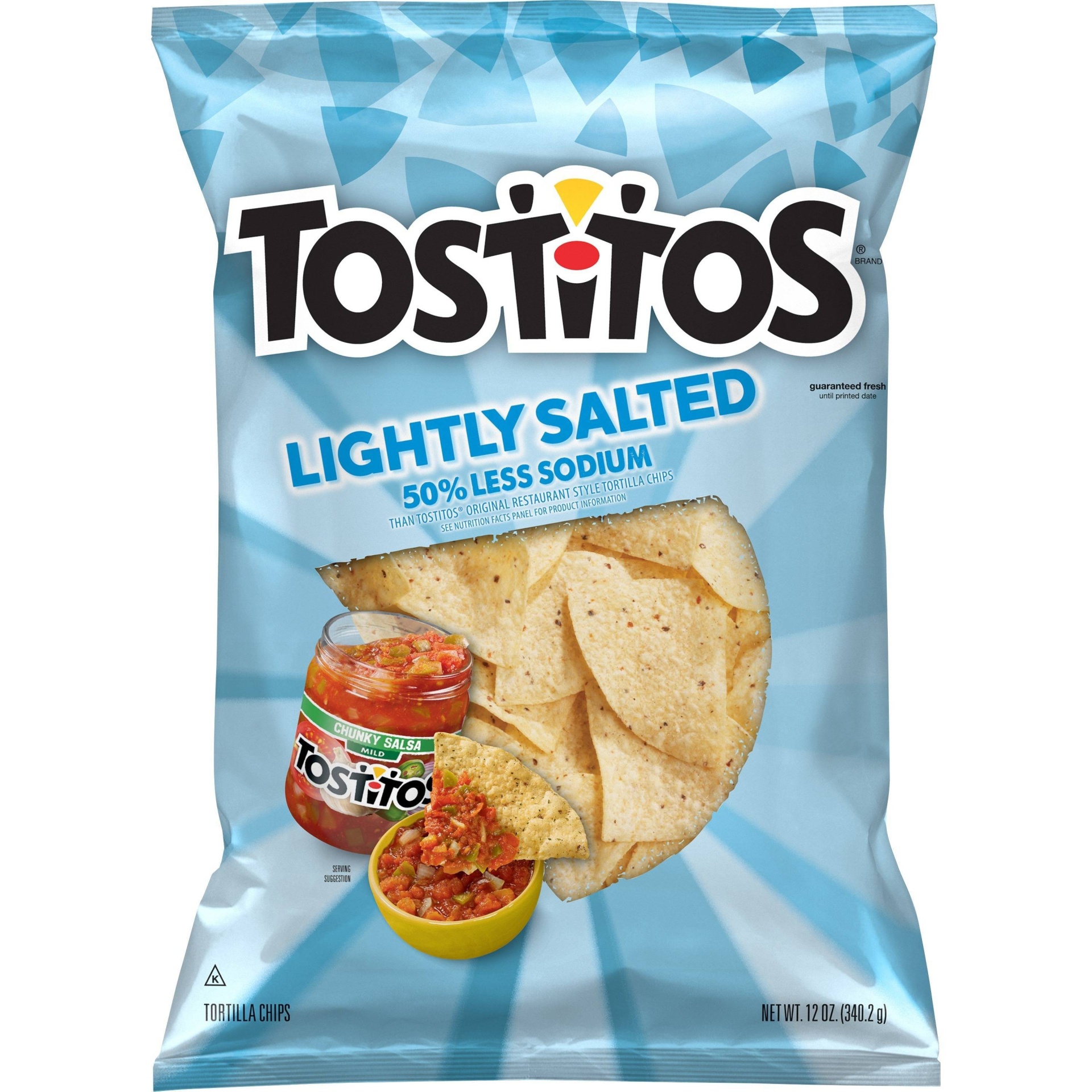 slide 1 of 4, Tostitos Lightly Salted Restaurant Style Tortilla Chips - 12oz, 12 oz