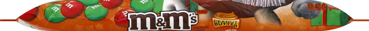 slide 2 of 6, M&M's, Holiday Peanut Butter Chocolate Christmas Candy, 11.4 Oz, 11 oz