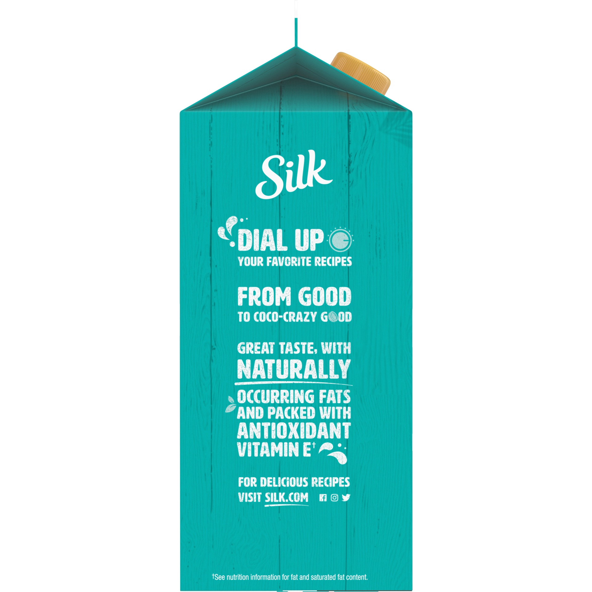 slide 3 of 7, Silk Unsweetened Coconut Milk, 64 fl oz