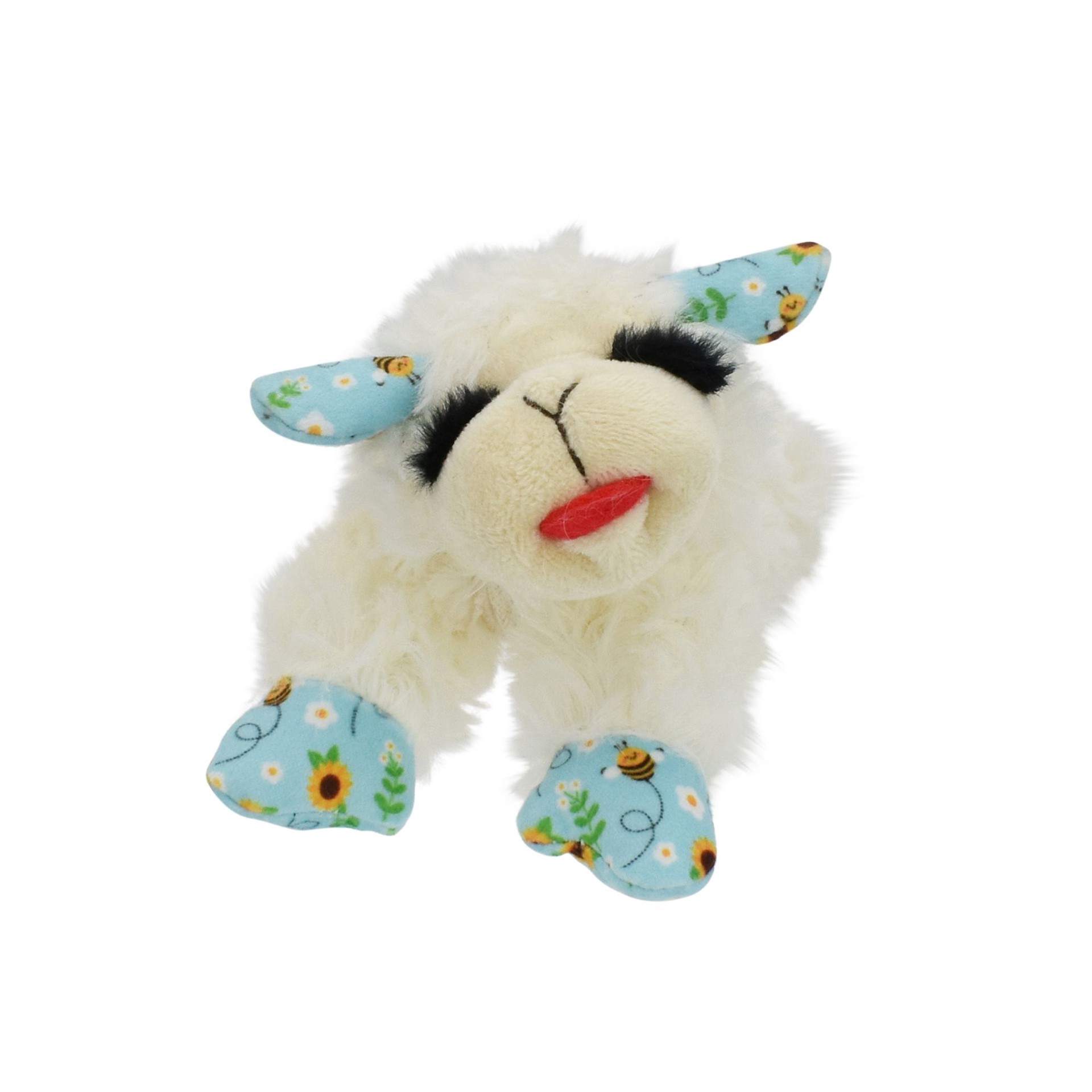 slide 1 of 1, Multipet Lamb Chop Bumble Bee Plush Dog Toy, 1 ct