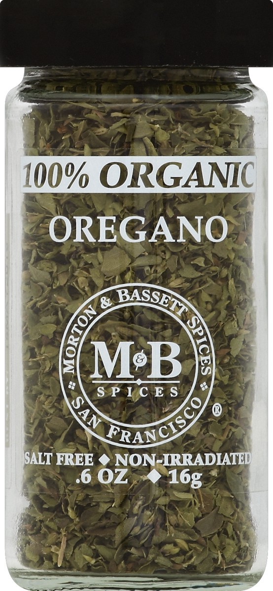 slide 2 of 2, Morton & Bassett Organic Oregano, 0.7 oz