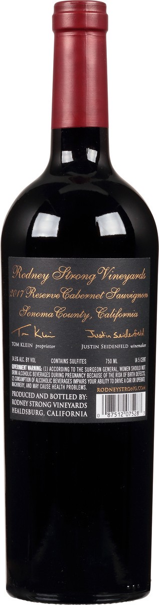 slide 5 of 9, Rodney Strong Vineyards Cabernet, 750 ml