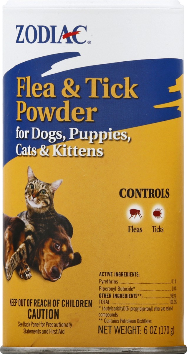 slide 8 of 12, Zodiac For Dogs Puppies Cats & Kittens Flea & Tick Powder 6 oz, 6 oz