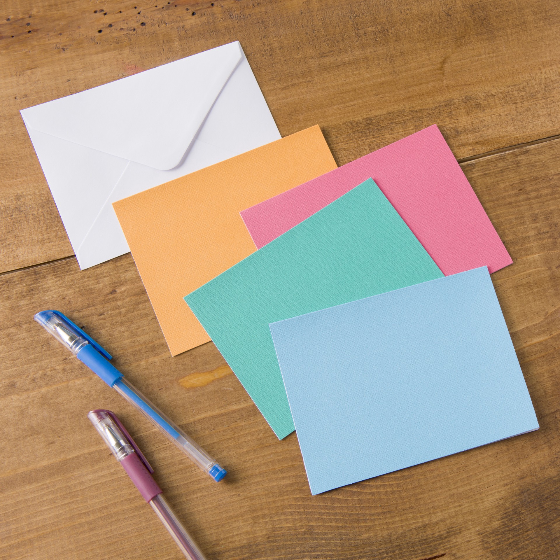 slide 5 of 6, Solid Rainbow Cards & Envelopes By Recollections, 4.25" X 5.5", 4.25 in x 5.5 in