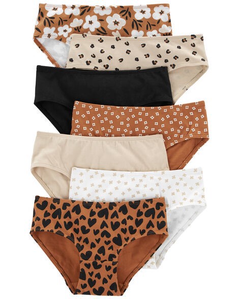 slide 1 of 1, Carter's Carters Kid 7-Pack Stretch Cotton Hipster Underwear Multi 2-3, 1 ct