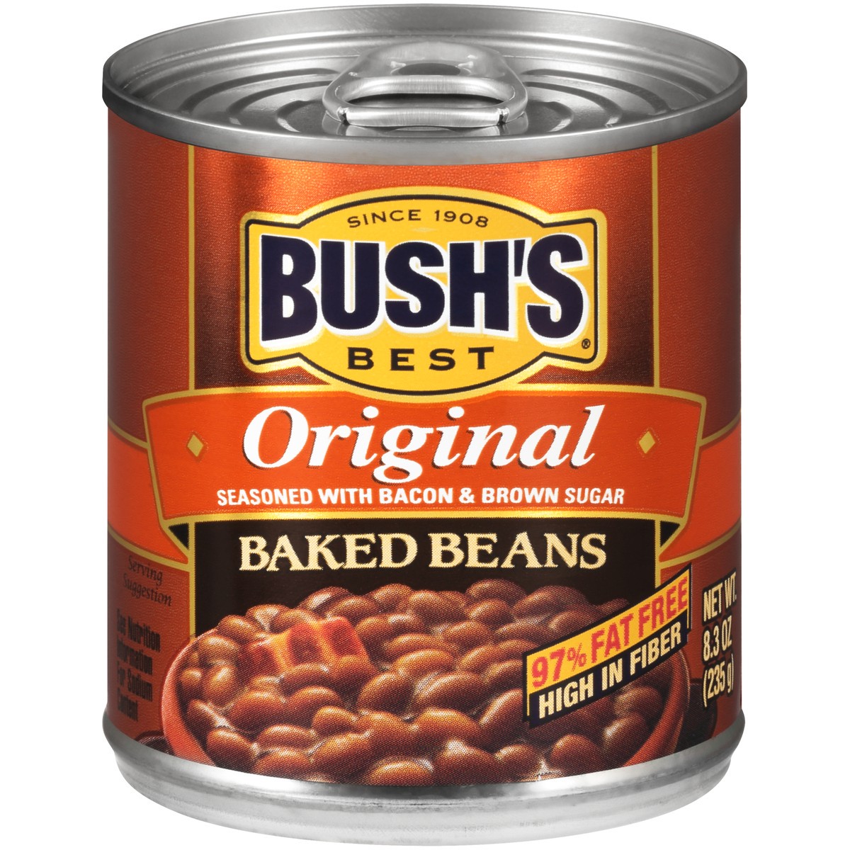 slide 6 of 11, Bush's Best Bush's Original Baked Beans 8.3 oz, 8.3 oz