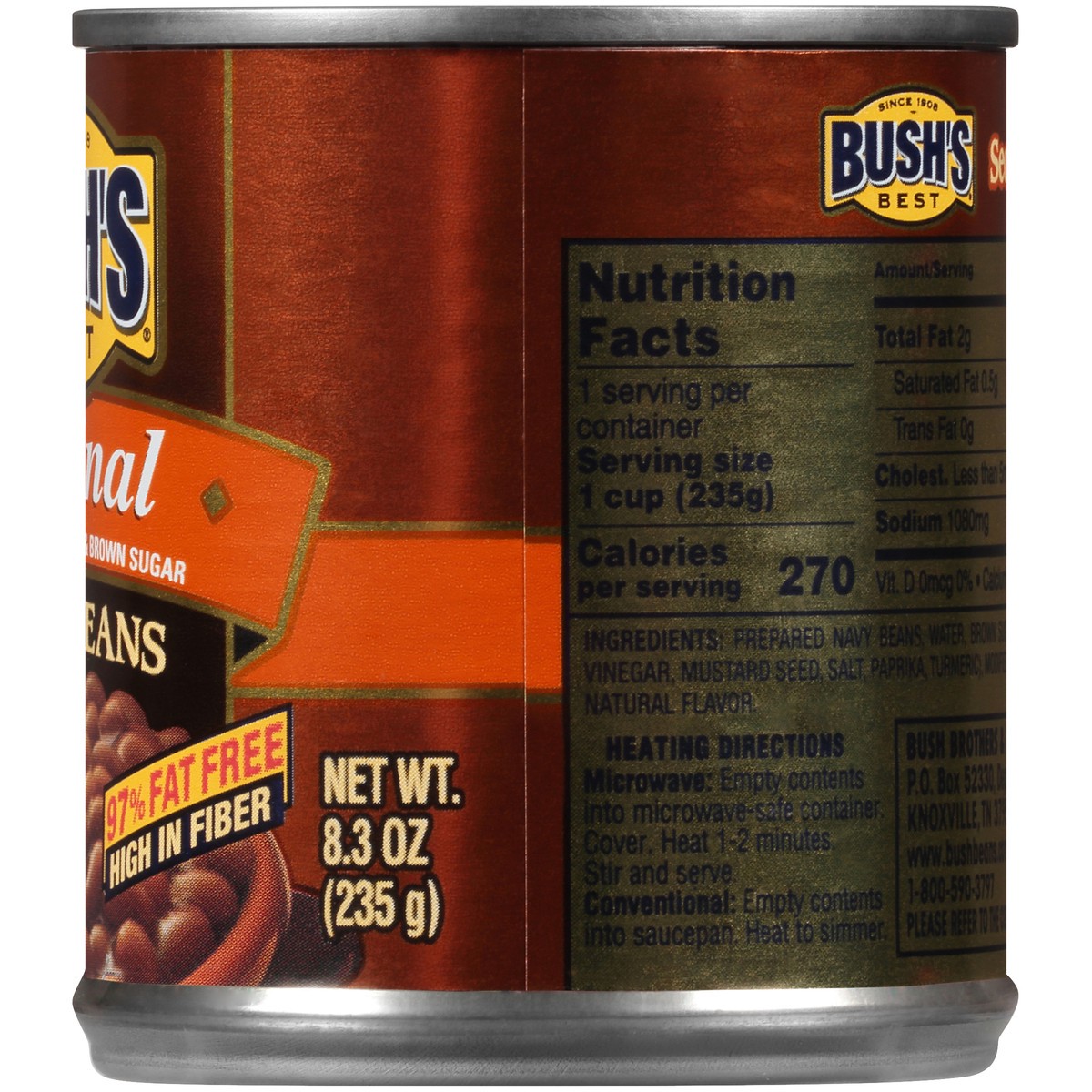 slide 3 of 11, Bush's Best Original Baked Beans - 8.3oz, 8.3 oz