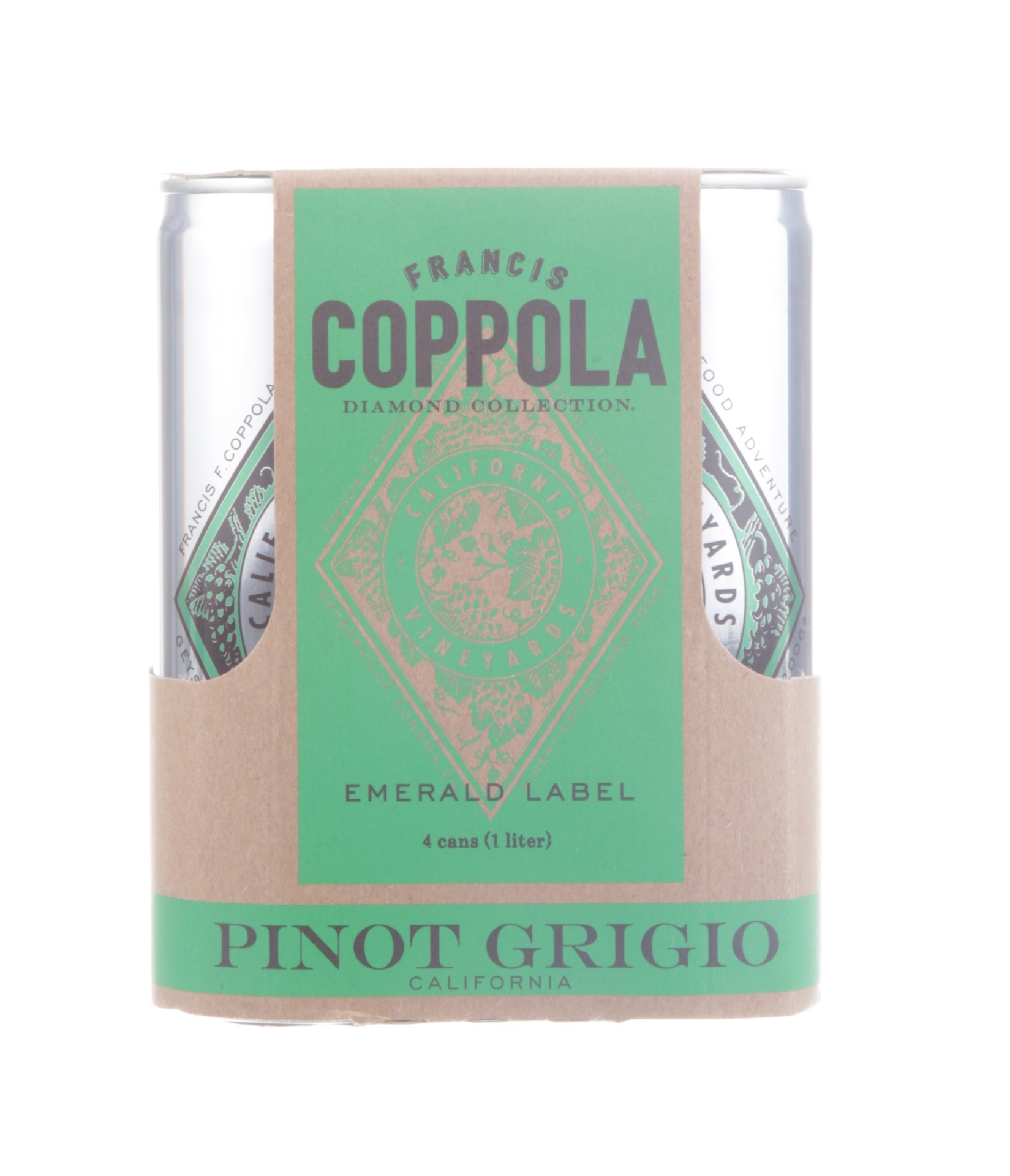 slide 1 of 1, Francis Coppola Diamond Coppola Diamond Pinot Grigio, 4 ct; 250 ml