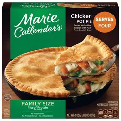 Marie Callender's Chicken Pot Pie, Family Size Frozen Meal, 45 oz.