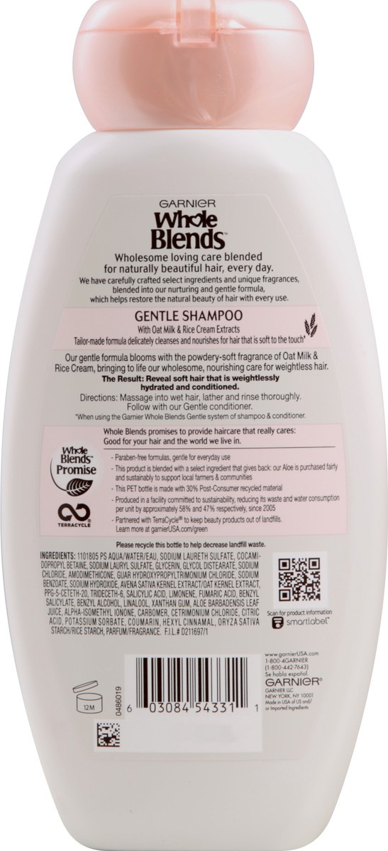 slide 6 of 10, Garnier Whole Blends Oat Delicacy Gentle Oat Delicacy Shampoo 12.5 oz, 12.5 oz