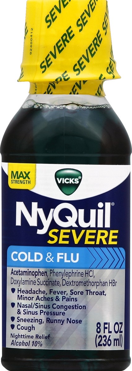 slide 2 of 3, Vicks Cold & Flu 8 oz, 8 oz