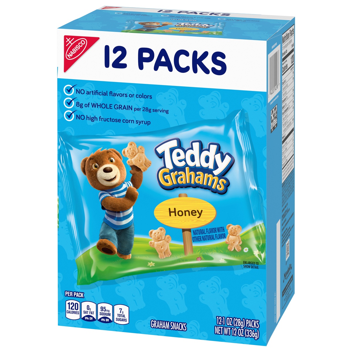 slide 3 of 11, Teddy Grahams Honey Graham Snacks - Variety Pack, 12 ct; 1 oz