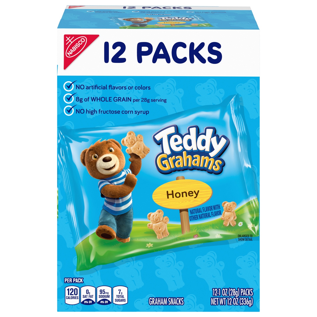 slide 11 of 11, Teddy Grahams Honey Graham Snacks - Variety Pack, 12 ct; 1 oz