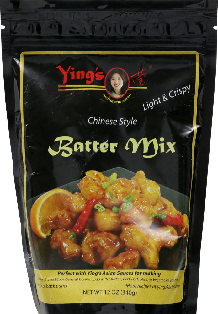 slide 1 of 1, Ying's Chinese Style Light & Crispy Batter Mix, 12 oz