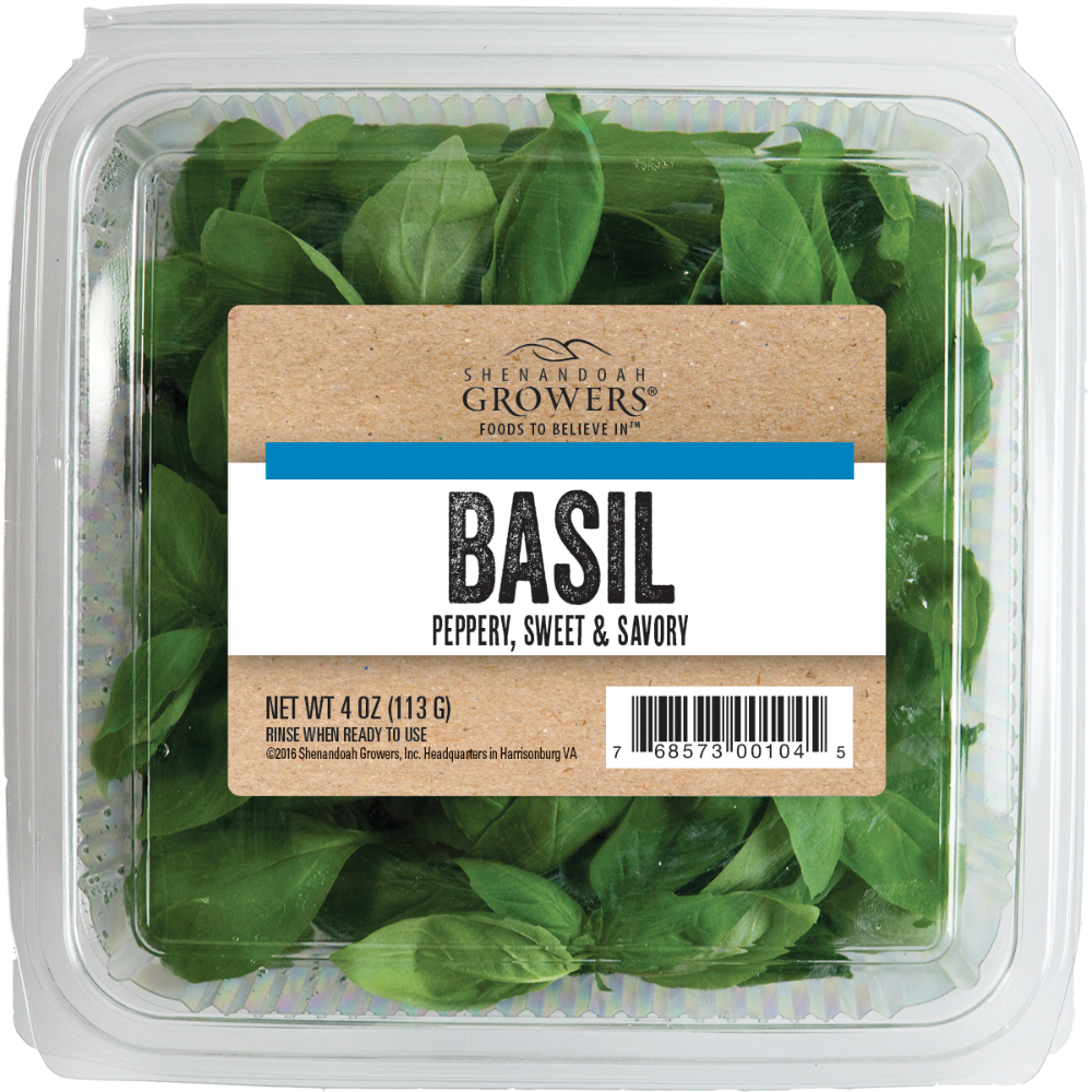 slide 1 of 1, Shenandoah Growers Basil 4 oz, 4 oz