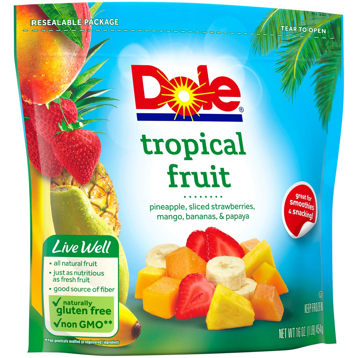 slide 3 of 9, Dole Tropical Fruit, 16 oz